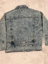 Load image into Gallery viewer, Diamonds And Pearls Denim Jacket
