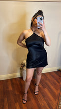 Load image into Gallery viewer, Isa Halter Satin Dress
